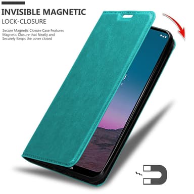 Nokia 5.4 Suojakuori Lompakkokotelo (Turkoosi)