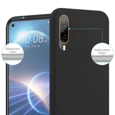 Suojakuori HTC Desire 22 PRO Kotelo (Musta)