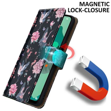 Huawei MATE 30 LITE Suojakuori Lompakkokotelo (Musta)