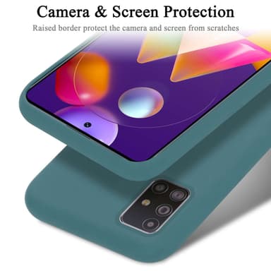 Samsung Galaxy M31s Suojakuori Kotelo Case (Green)