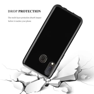 Samsung Galaxy A40 Suojakuori Kotelo (Musta)