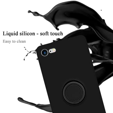 iPhone 7 / 7S / 8 / SE 2020 Suojakuori Kotelo (Musta)