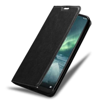 Nokia 7.2 Suojakuori Lompakkokotelo (Musta)