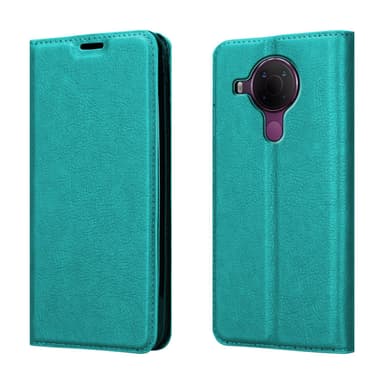 Nokia 5.4 Suojakuori Lompakkokotelo (Turkoosi)