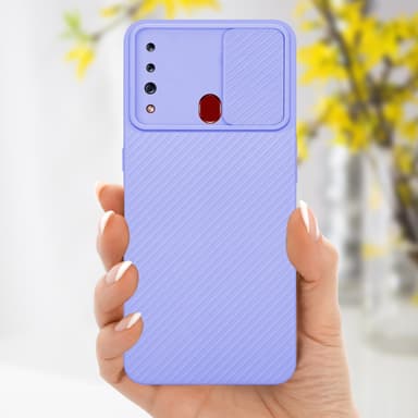 Samsung Galaxy A20s Suojakuori Kotelo (Violetti)