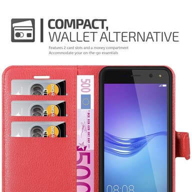 Huawei Y5 2017 / Y6 2017 Suojakuori Lompakkokotelo