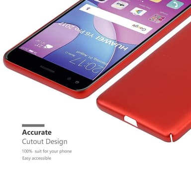 Huawei Y6 PRO 2017 Suojakuori Kotelo Cover (Punainen)