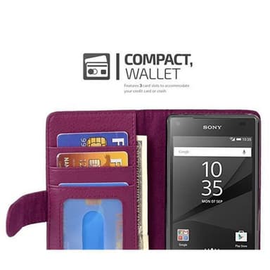 Sony Xperia Z5 COMPACT Suojakuori Kotelo (Violetti)