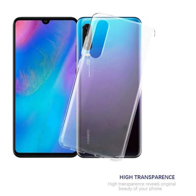 Huawei P30 Suojakuori Kotelo (Läpinäkyvä)
