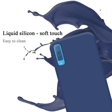 Samsung Galaxy A7 2018 Suojakuori Kotelo (Sininen)