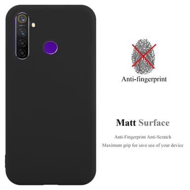 Suojakuori Realme 5 / 5i / 6i / C3 Kotelo (Musta)