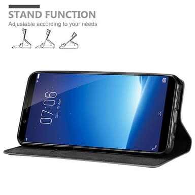 Vivo Y71 Suojakuori Lompakkokotelo (Ruskea)