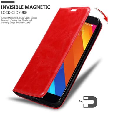 MEIZU MX5 Suojakuori Lompakkokotelo (Punainen)