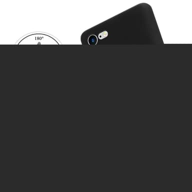 iPhone 7 / 7S / 8 / SE 2020 Suojakuori Kotelo (Musta)