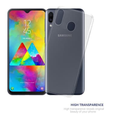 Samsung Galaxy M20 Suojakuori Kotelo (Läpinäkyvä)