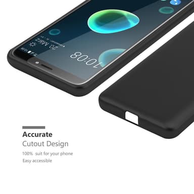HTC Desire 12 PLUS Suojakuori Kotelo (Musta)