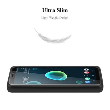 HTC Desire 12 PLUS Suojakuori Kotelo (Musta)