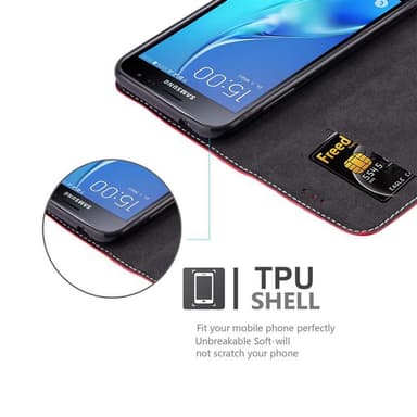 Samsung Galaxy J3 2016 Suojakuori Case (Punainen)