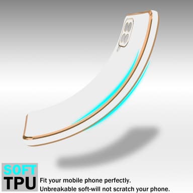 Samsung Galaxy A12 / M12 Suojakuori Cover (Valkoinen)