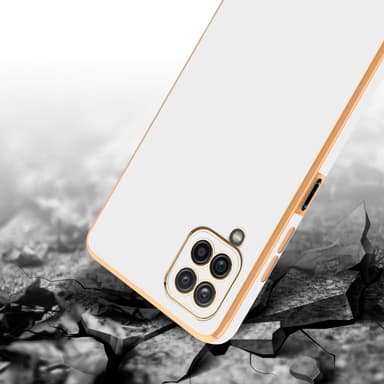 Samsung Galaxy A12 / M12 Suojakuori Cover (Valkoinen)