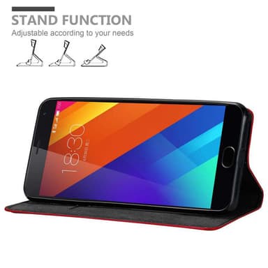 MEIZU MX5 Suojakuori Lompakkokotelo (Punainen)