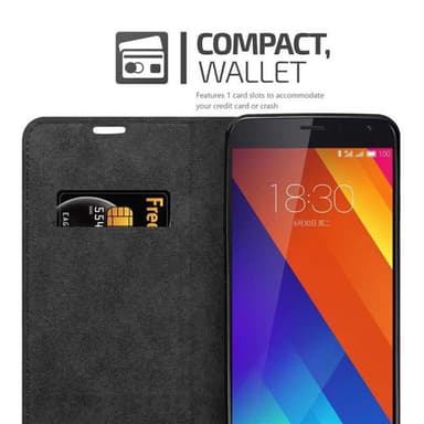 MEIZU MX5 Suojakuori Lompakkokotelo (Punainen)