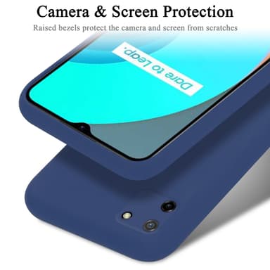 Realme C11 2020 Suojakuori Kotelo Case (Sininen)
