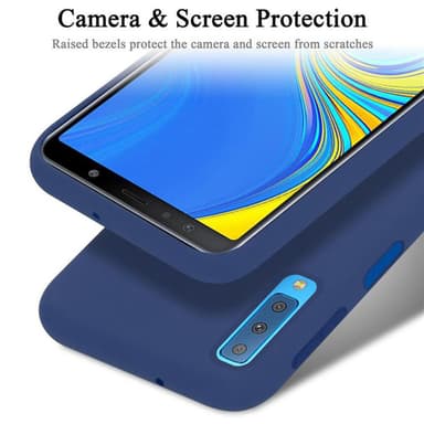 Samsung Galaxy A7 2018 Suojakuori Kotelo (Sininen)