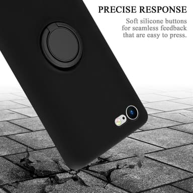 iPhone 7 / 7S / 8 / SE 2020 Suojakuori Kotelo (Musta)
