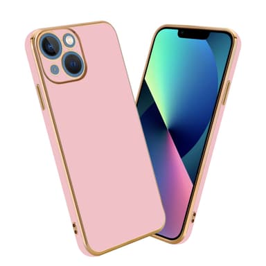 iPhone 13 Suojakuori Case Cover (Vaaleanpunainen)