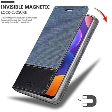 Samsung Galaxy A31 Suojakuori Lompakkokotelo (Sininen)