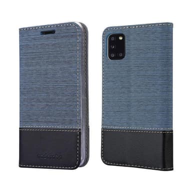 Samsung Galaxy A31 Suojakuori Lompakkokotelo (Sininen)