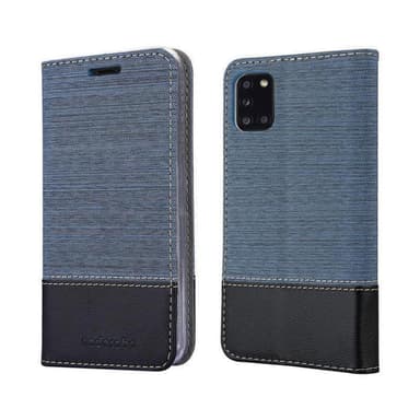 Samsung Galaxy A31 Suojakuori Lompakkokotelo (Sininen)