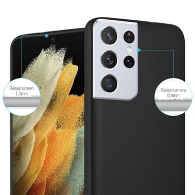 Samsung Galaxy S21 ULTRA Suojakuori Kotelo (Musta)