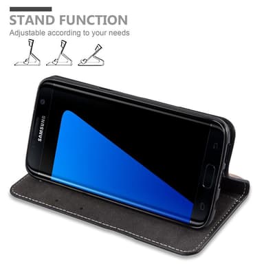 Samsung Galaxy S7 EDGE Suojakuori Case (Musta)