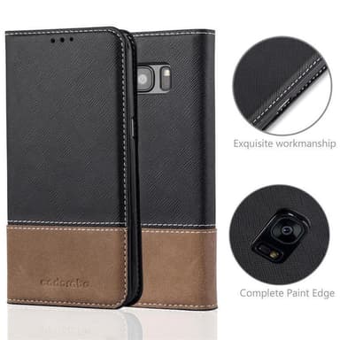 Samsung Galaxy S7 EDGE Suojakuori Case (Musta)