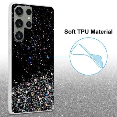 Samsung Galaxy S23 ULTRA Suojakuori Kotelo (Musta)