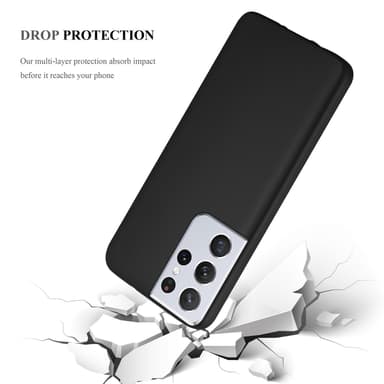 Samsung Galaxy S21 ULTRA Suojakuori Kotelo (Musta)