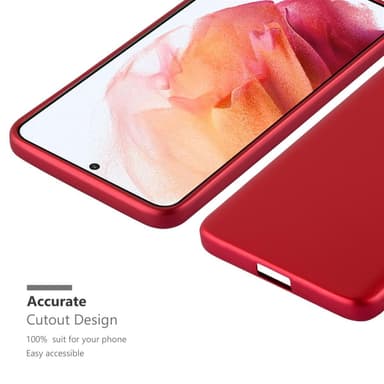 Samsung Galaxy S21 5G Suojakuori Kotelo (Punainen)