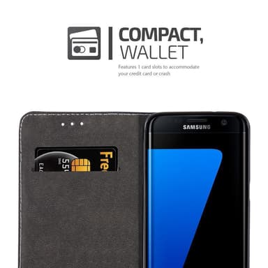 Samsung Galaxy S7 EDGE Suojakuori Case (Musta)