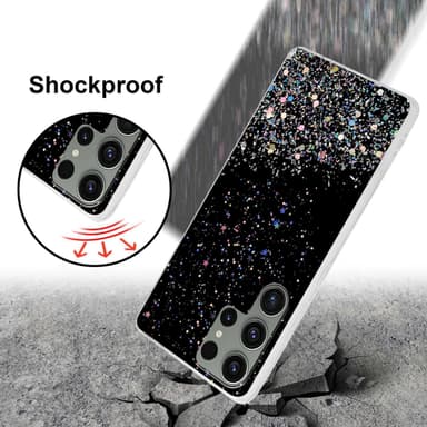 Samsung Galaxy S23 ULTRA Suojakuori Kotelo (Musta)