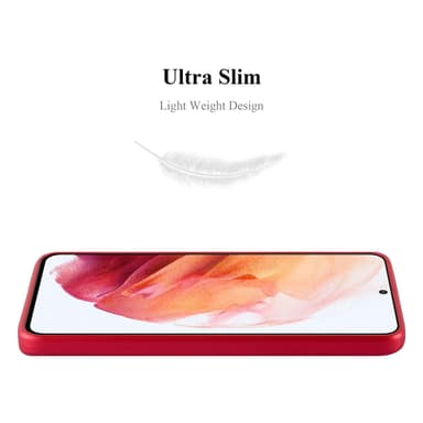 Samsung Galaxy S21 5G Suojakuori Kotelo (Punainen)