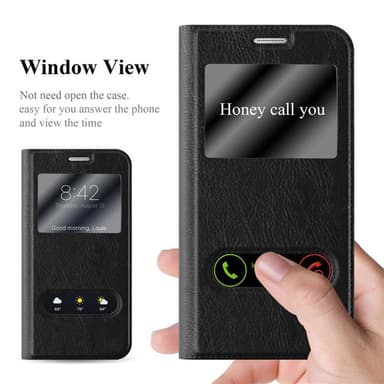 Lompakkokotelo Samsung Galaxy NOTE 5 Case (Musta)