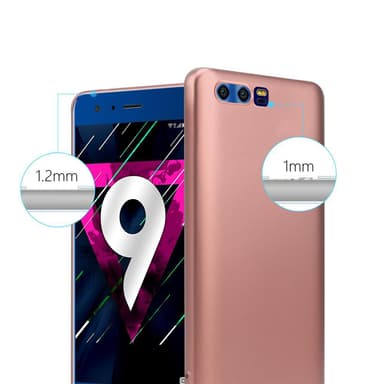 Honor 9 Suojakuori Kotelo (Vaaleanpunainen)