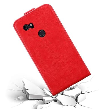 Google PIXEL 2 XL Suojakuori Lompakkokotelo (Punainen)
