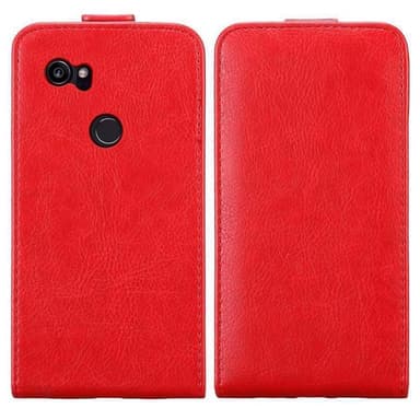 Google PIXEL 2 XL Suojakuori Lompakkokotelo (Punainen)