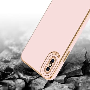 Suojakuori iPhone X / XS Kotelo (Vaaleanpunainen)