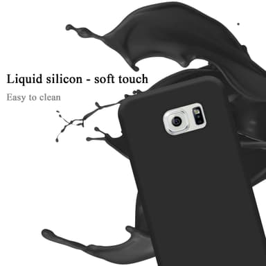 Samsung Galaxy S6 EDGE PLUS Suojakuori Kotelo (Musta)