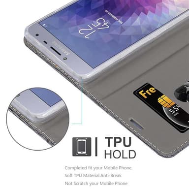 Samsung Galaxy J4 2018 Suojakuori Lompakkokotelo