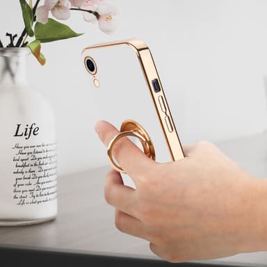 iPhone XR Suojakuori Kotelo (Valkoinen)